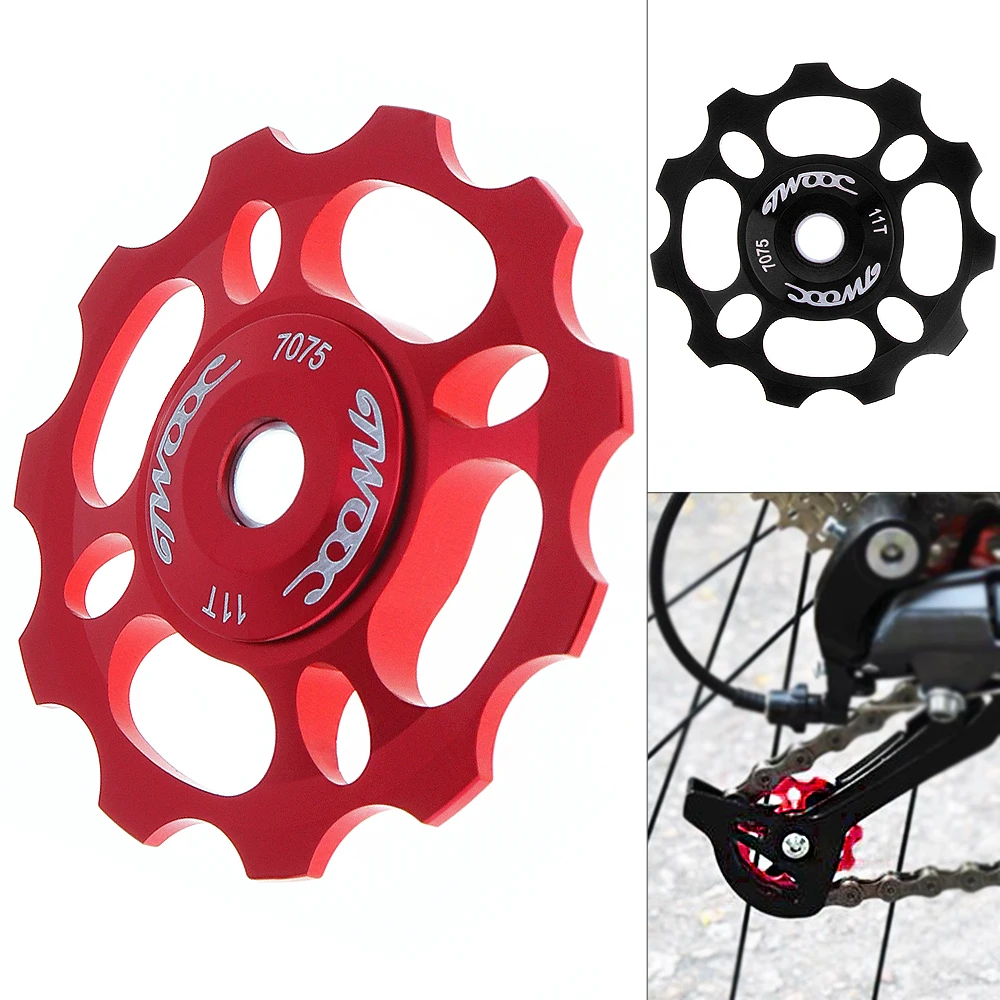 New Universal CNC Aluminum Alloy 11T Bicycle Rear Derailleur Pulley
