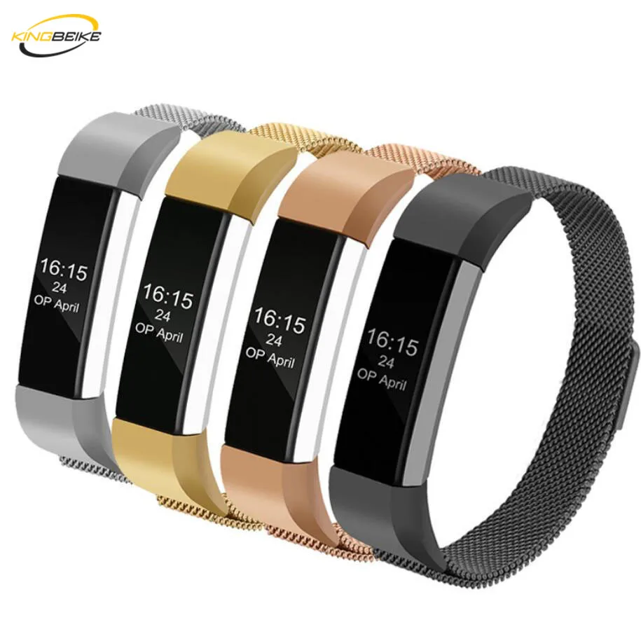 

4 Colors Milanese Loop Band for Fitbit Alta Stainless Steel Watchbands Belt Metal Wristwatch Bracelet Fitbit Alta HR Replacement