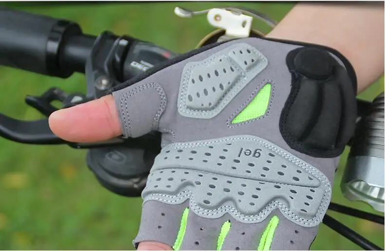 Дышащие противоскользящие велосипедные перчатки с гелевой подкладкой перчатки для мотоцикла спортивные перчатки с полупальцами Mtb Велосипедное снаряжение Размер s-xl