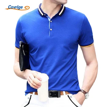 

Covrlge Polo Shirt Summer Polos Man Short Sleeve Brand Tops Male Fashion Casual Shirt Wear Solid Business Clothes Shirts MTP011