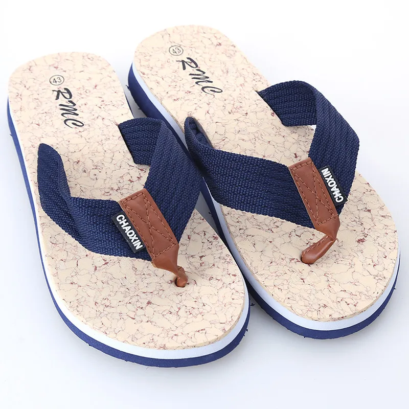 

2017 New Summer Flat Sandals Slippers Leisure Soft Comfortable Flip Flops EVA Beach Slipper For Men Plus Size OR914271