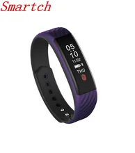 Smartch W810 смарт-браслет монитор сердечного ритма 0.87 «oled Дисплей Smart Band IP67 Водонепроницаемый смарт-браслет для iOS и Android