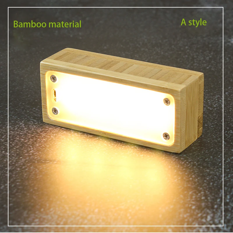 Wood Minimalist night light nursery Desk lamp 18