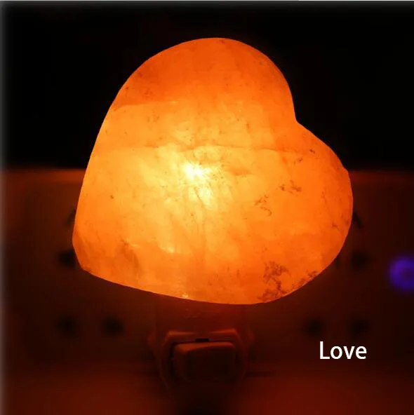 Himalayan Salt Negative lons Lamp 220V 7W With EU US Plug in Wall Night