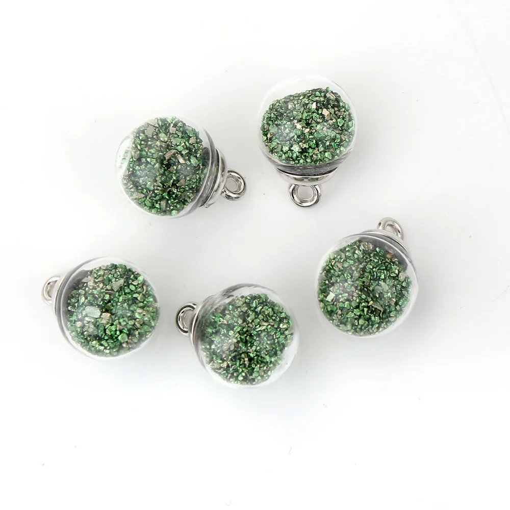DoreenBeads Модный кулон сделай сам из прозрачного стекла шарма в виде бутылки с