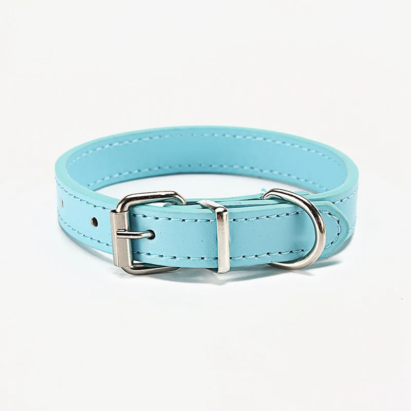 Simple Basic Pet Dog Cat Collar Soft Solid Outfit Print Dogs Cats Collars Unique Product Petshop Medium Dog Accessories LX0004SI5B6729