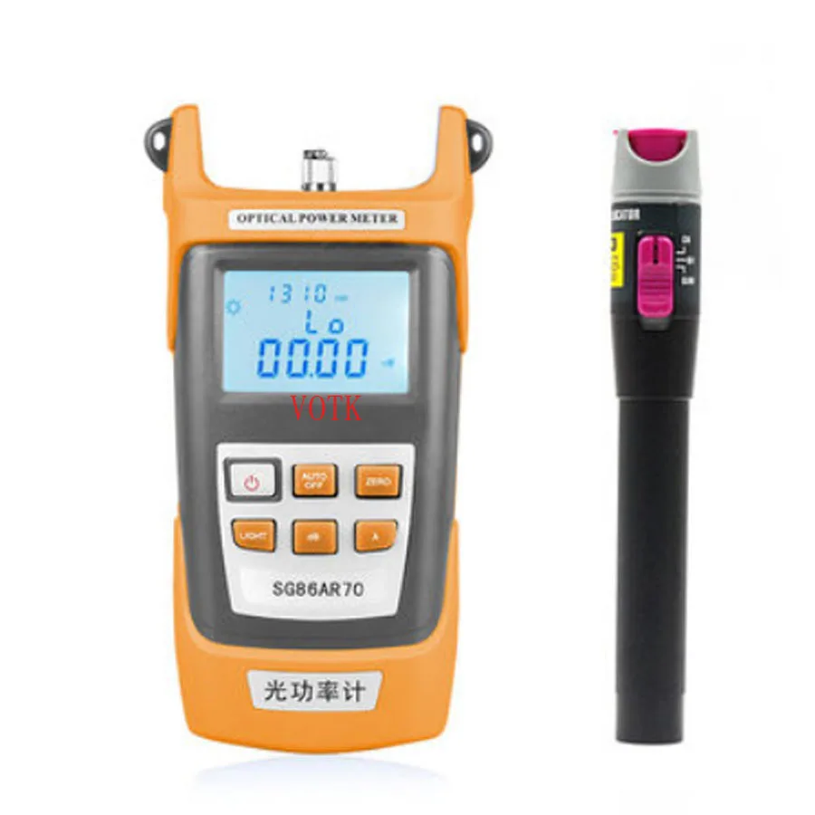 Handheld Optical Power Meter visual fault detector 10MW Red Laser Fiber Optic Cable Tester (10
