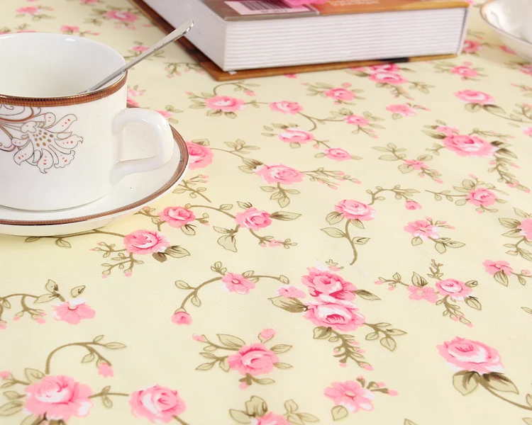  New Green Pastoral Style Table Cloth Tablecloth 9pcs/set Table CoverTable Cloth Rectangular nappe r