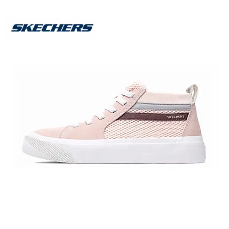 zapatos skechers classica mujer beige