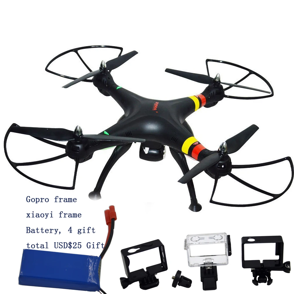 Syma X8W FPV Wi-Fi 2-МЕГАПИКСЕЛЬНАЯ Камера 2.4 Г 4ch 6 Ось Quadcopter RC вертолет подходит для Gopro Hero