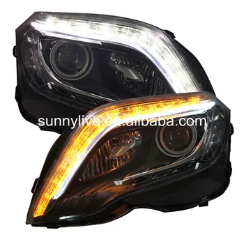 

For Mercedes-Benz for GLK200 260 300 W204 LED Headlights 2013-2015 year for original car with halogen version LF