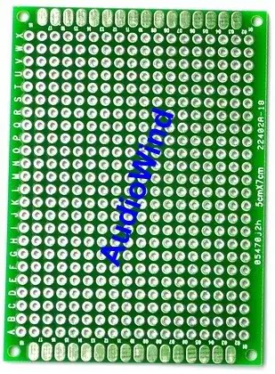 100 шт./лот) двухсторонний Прототип PCB, универсальная плата, 50x70 мм