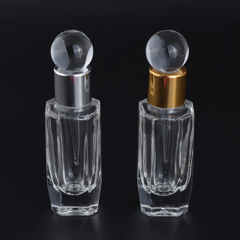 MUB 10ml Mini Travel Essential Oils Bottles Unique Small Perfume Glass Bottle Frascos