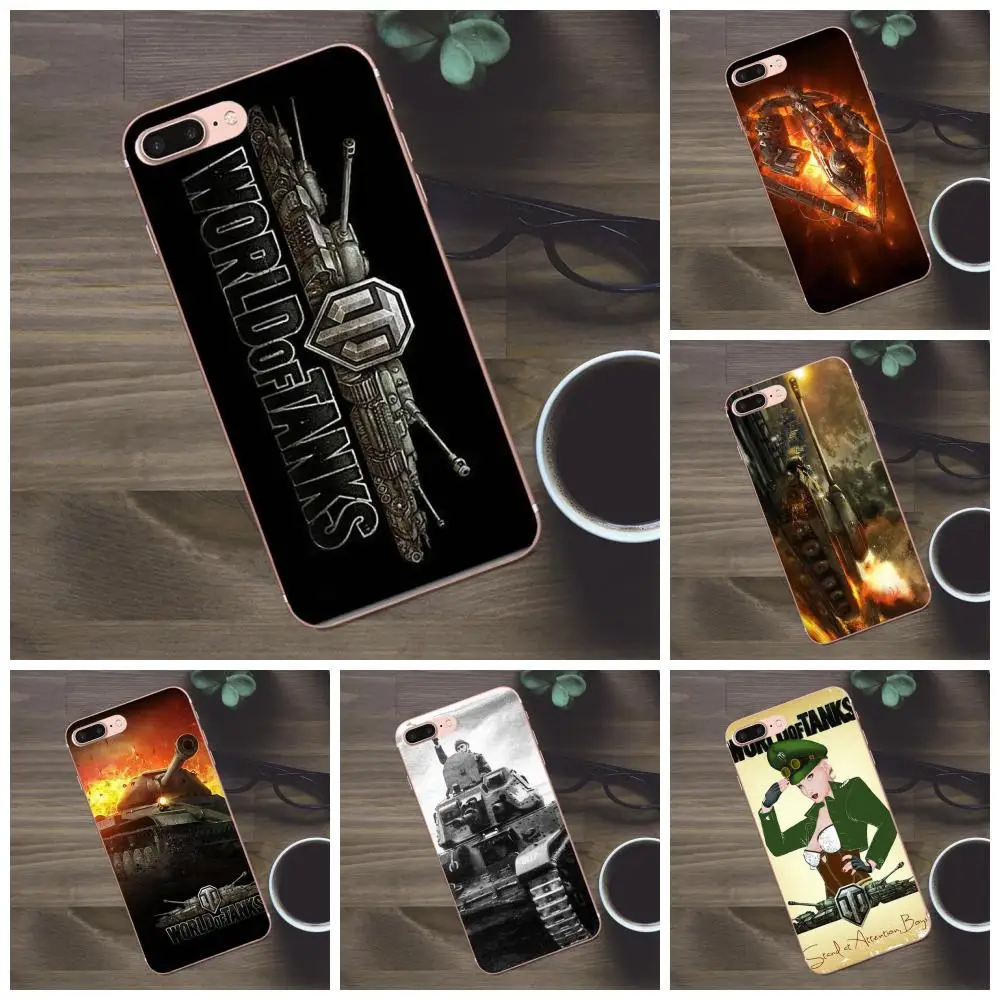 Bixedx прозрачный мягкий чехол World Of Tanks для Huawei G8 Honor 5C 5X 6 6X 7 8 9 Y5II Mate P7 P8 P9 P10 P20 Lite Plus 2017