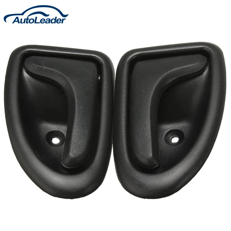 

2 Pieces Black Plastic Interior Door Knob Handle For Renault Clio 1999 onwards Megane--1998-2002 Scenic--1999-2005