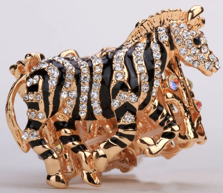 Buy Zebra horse stretch bracelet cute animal cuff
