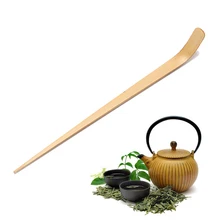 Ручной работы бамбуковый Chashaku чай Матча Совок Ретро японский зеленый чай церемония лопаточка для маття чай в стиках инструмент 18 см