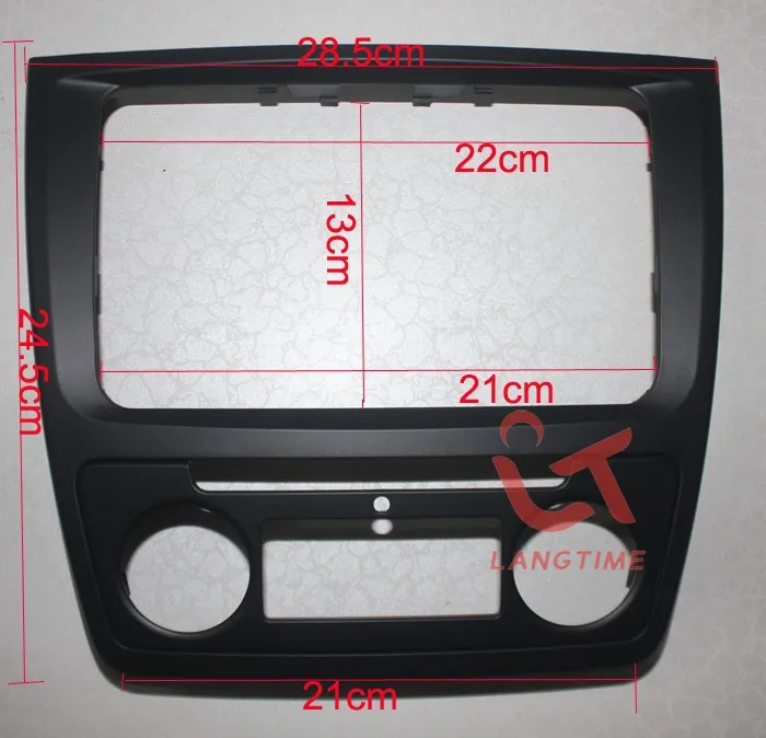 Автомобильная арматура DVD рамка, панель DVD, Dash Kit, фасции, Радио Рамка, аудиокадр для Skoda yeti(Авто AC