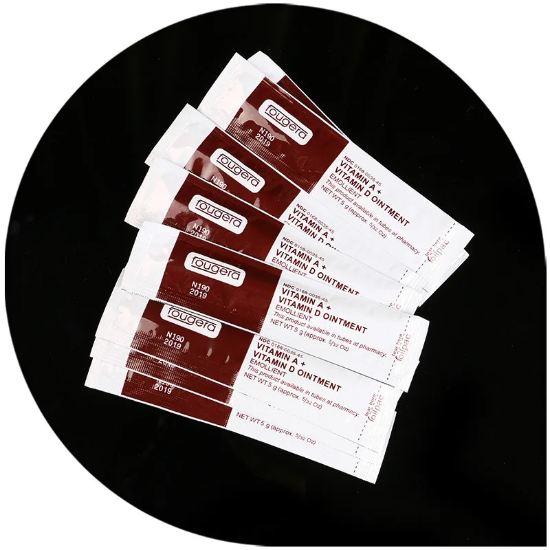 

New 50Pcs Anti Cicatriz Fougera Tattoo Aftercare Tattoo Recovery Creme Vitamine A + D Ointment Permanent Repair Tattoo Supplies