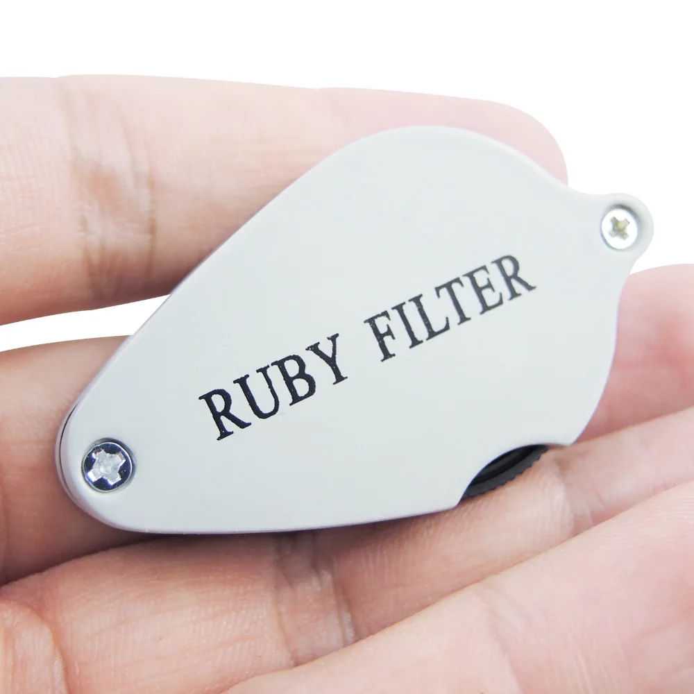 Filtro plegable Ruby identificación herramienta para verde y gemas 