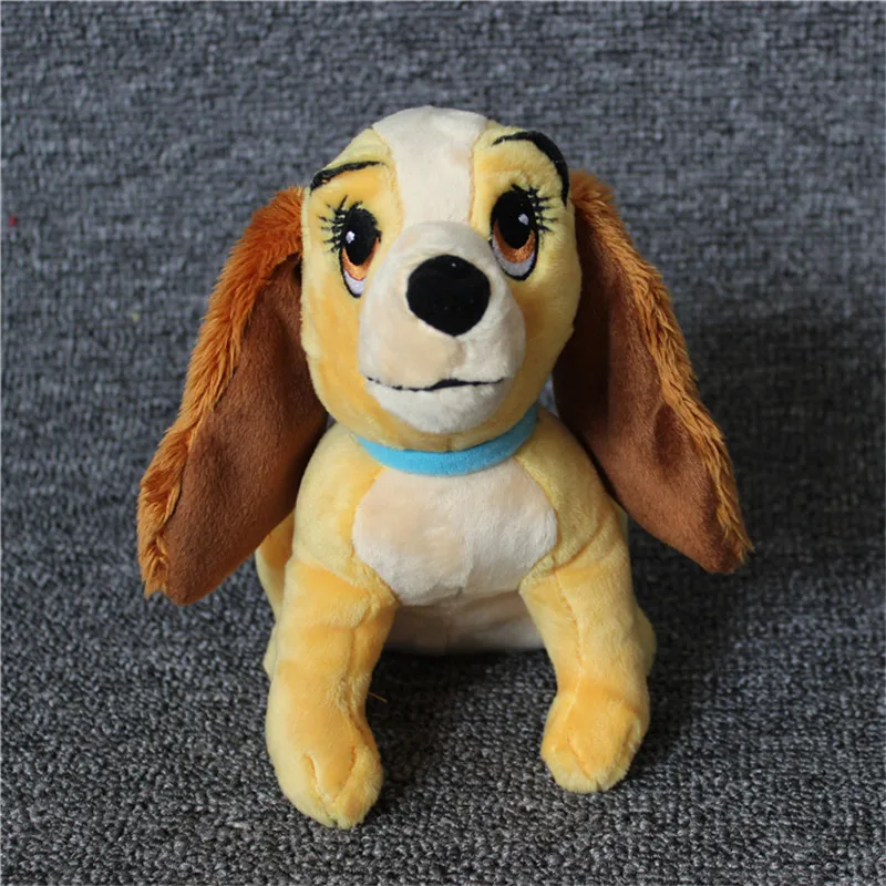 18 см леди и бродяга собака плюшевая игрушка животное чучела мини собака подарок для детей