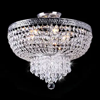 

Free Shipping Luxury Modern Crystal Chandelier For Bedroom Lustres De Cristal Dia43*H38cm Indoor Lighting Guaranteed 100%