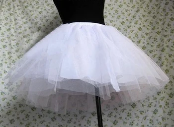 

Princess Puff Skirt Hard Tulle Lolita Skirt Petticoat Underskirt Pannier With Lining Black White