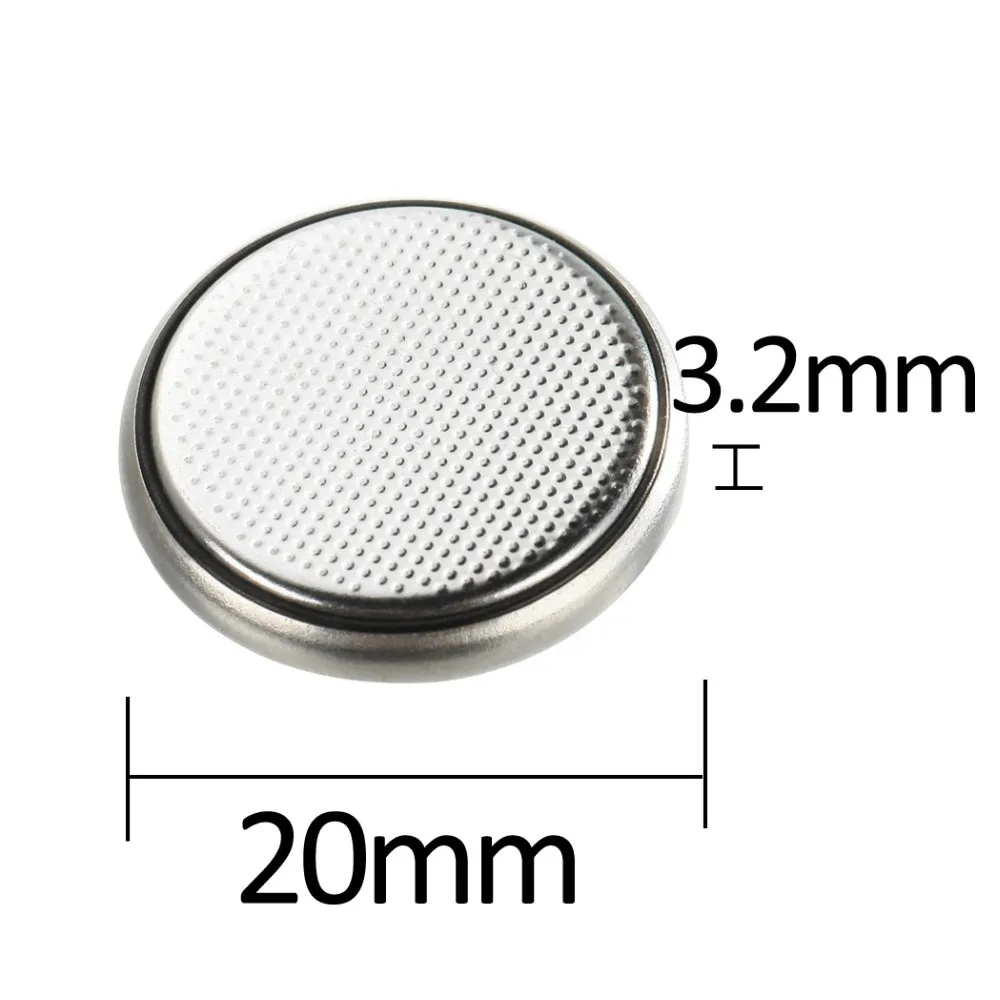 10pk CR2032 Lithium Button Cell Battery 2