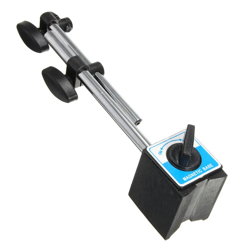 Günstig ZEAST Neue Ankunft Hohe Qualität Magnetische Basis Halter Mit Doppel Verstellbare Stange Für Messuhr Test Gauge