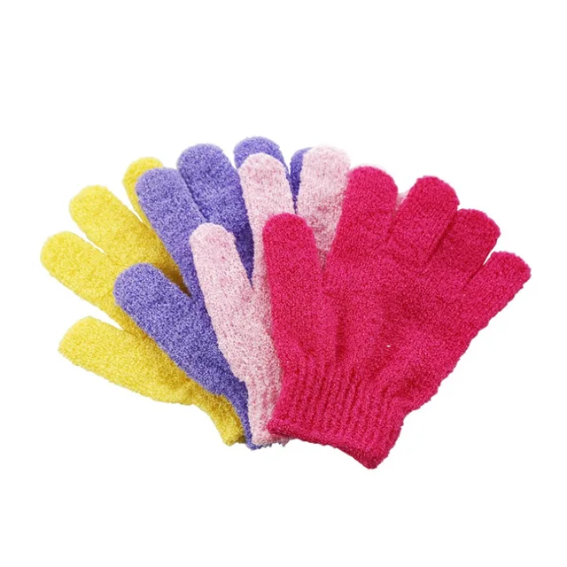 1pcs Shower Bath Gloves Exfoliating Wash Skin Spa Massage Scrub Body Scrubber Glove 5 Colors Optional Five-Finger Bath Artifact 1pcs Shower Bath Gloves Exfoliating Wash Skin Spa Massage Scrub Body Scrubber Glove 5 Colors Optional Five-Finger Bath Artifact
