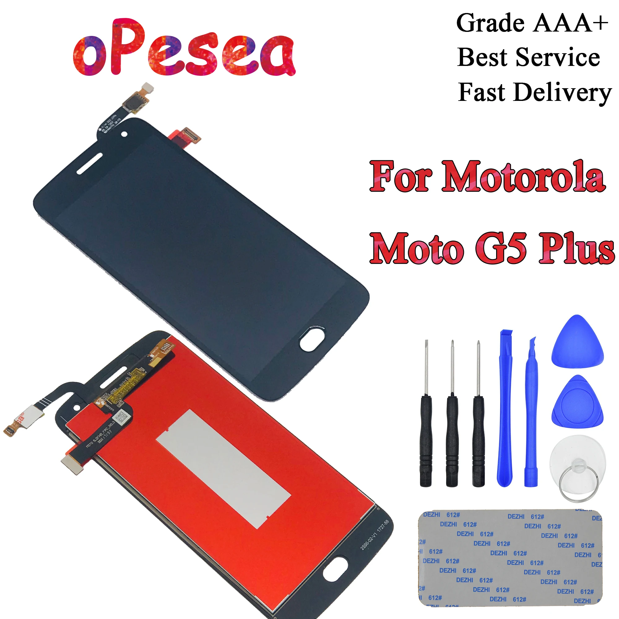 Goedkoop OPesea 5.2 Voor Motorola Moto G5 Plus XT1685 XT1680 XT1684 XT1683 XT1687 LCD Display Touch Screen Digitizer Vergadering