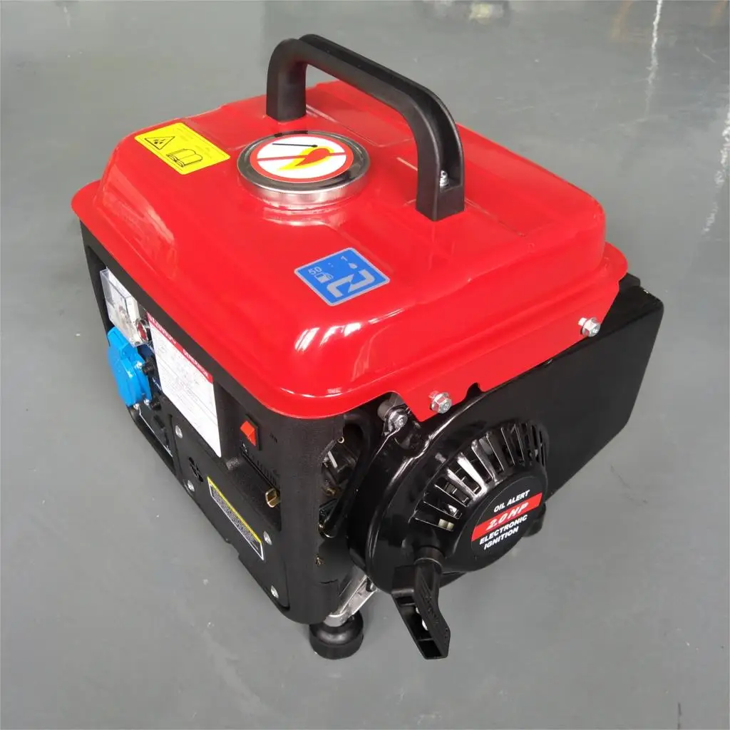 Gerador de Gasolina Pequeno ao ar Watt v Volt Monofásico Dois Tempos Doméstico Portátil Livre 500 w 650 220 Renovação da Casa