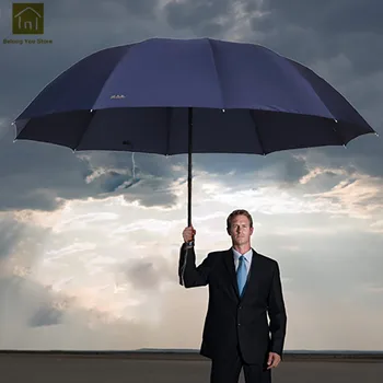 

Large Folding Umbrella Strong Windproof Men Luxury Rain Umbrellas Parapluie Women Biohazard Gifts Paraguas Umbrella QKW239