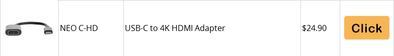 MINIX USB-C концентратор многопортовый адаптер с двойным HDMI выходом 4K адаптер 3 USB 3,0 Gigabit Ethernet USB-C Зарядка для Apple MacBook