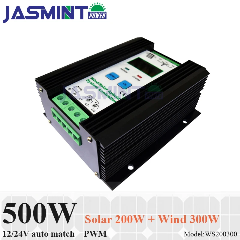 

Intelligent 500W MPPT hyvbrid controller Solar Power 400W Wind Generator 800W 12V 24V auto work for wind turbine soalr panel