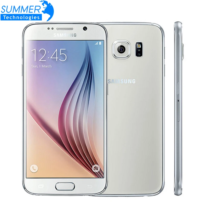 Разблокированный оригинальный мобильный телефон samsung Galaxy S6 G920 G925Edge 5 1 &quot3 ГБ ОЗУ 32