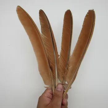 

Wholesale 10-100pcs Real Natural Eagle feathers 35-40cm Quality Eagle bird feather For Wedding decoration diy jewelry Plume