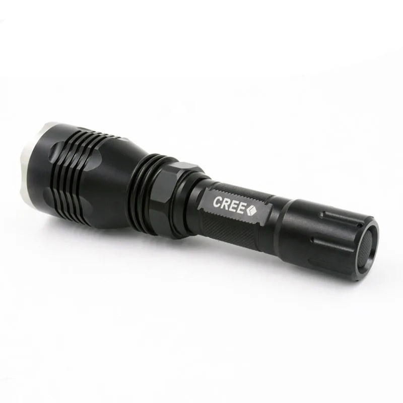 Stainless Steel Head HS-802 LED Flashlight (6)
