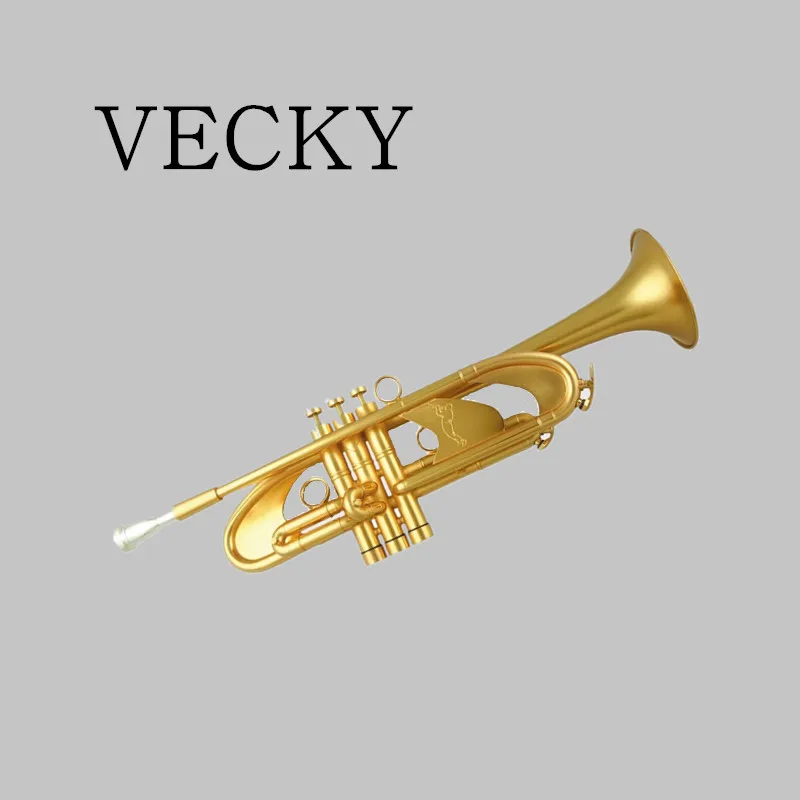 VECKY B G916 TRUMPET DESIGN FROM BACH heavy trumpet b drop gold lacquer