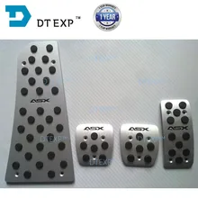 ASX PEDAL cover AT AND MT RALLIART OUTLANDER SPORT PEDAL COVER PAJERO ALUMINIUM PEDAL COVER GRANDIS ALUMINIUM CARPET COVER