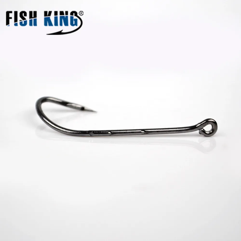 FISH KING 50 шт./лот 1 # 15 рыболовный крючок с бородкой из Японии Держатель Приманки