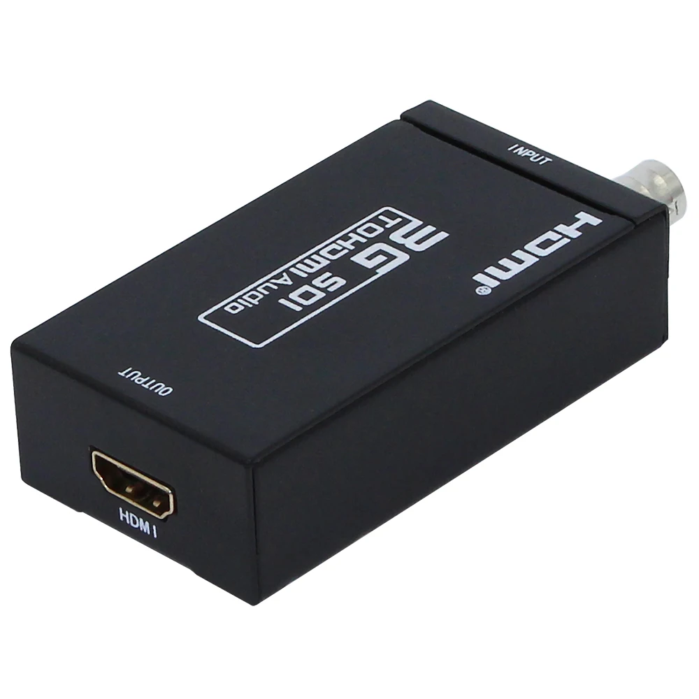 Розничная мини HD 3g SDI в HDMI конвертер адаптер Поддержка HD-SDI/3G-SDI сигналы, показывающие на HDMI дисплей