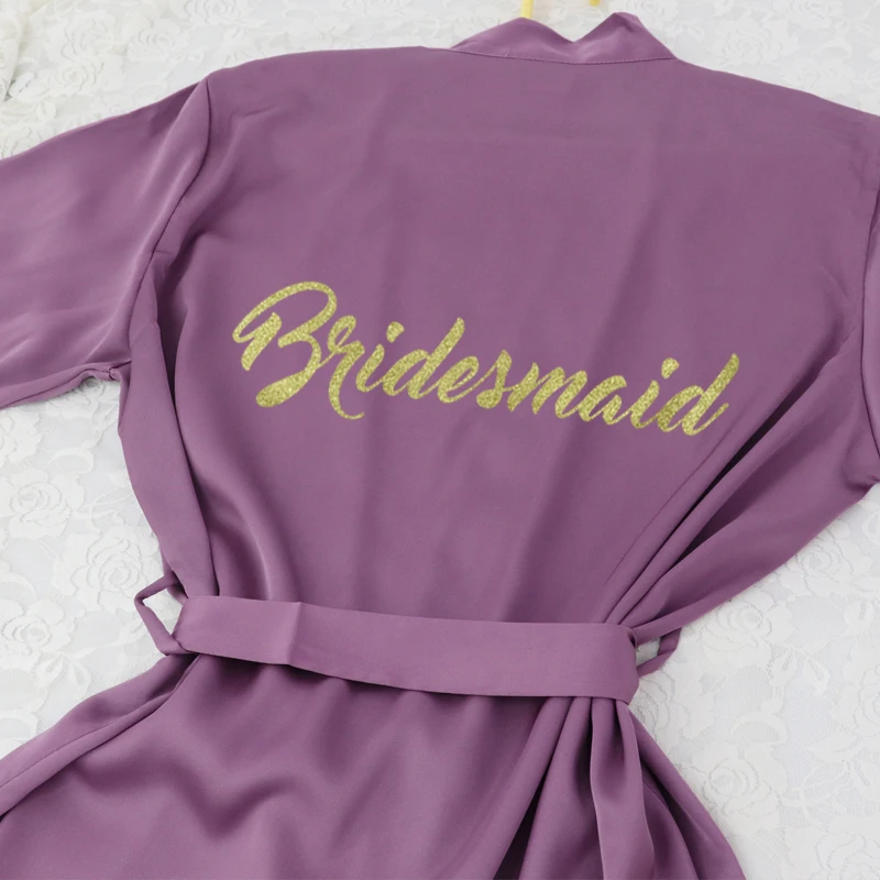 紫色 Bridesmaid