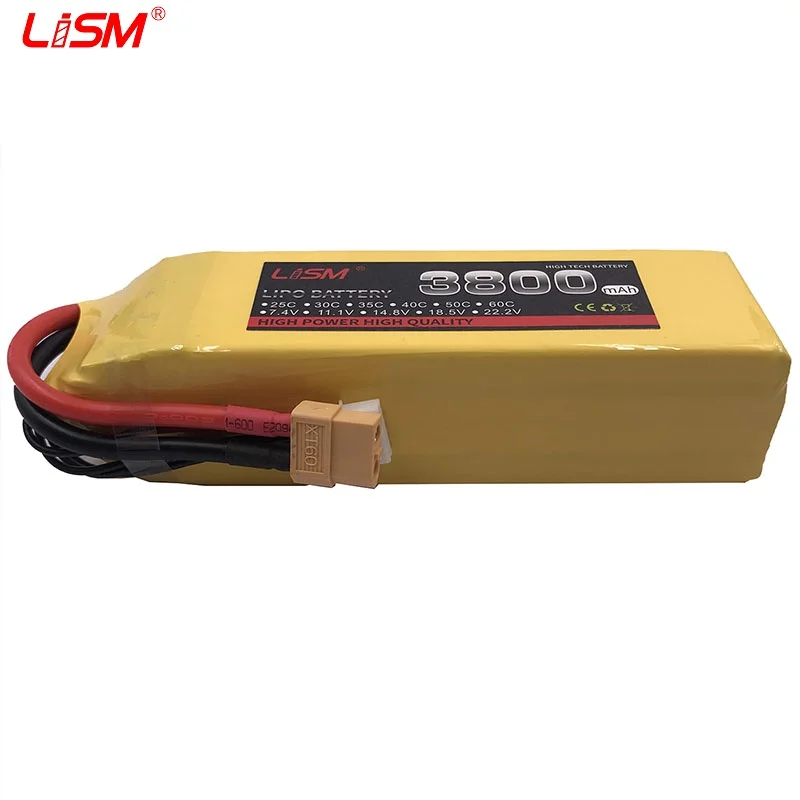 RC LiPo battery 4S 14.8V 3800mAh 60C Max 120C For RC Airplane Helicopter boat Truck drone  Quadcopter Car 4S RC LiPo #30y62