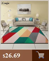 Zeegle акварельные ковры для гостиной, нескользящий ковер для детской комнаты, офисное кресло, фланелевые коврики, ковер для спальни, прикроватные коврики