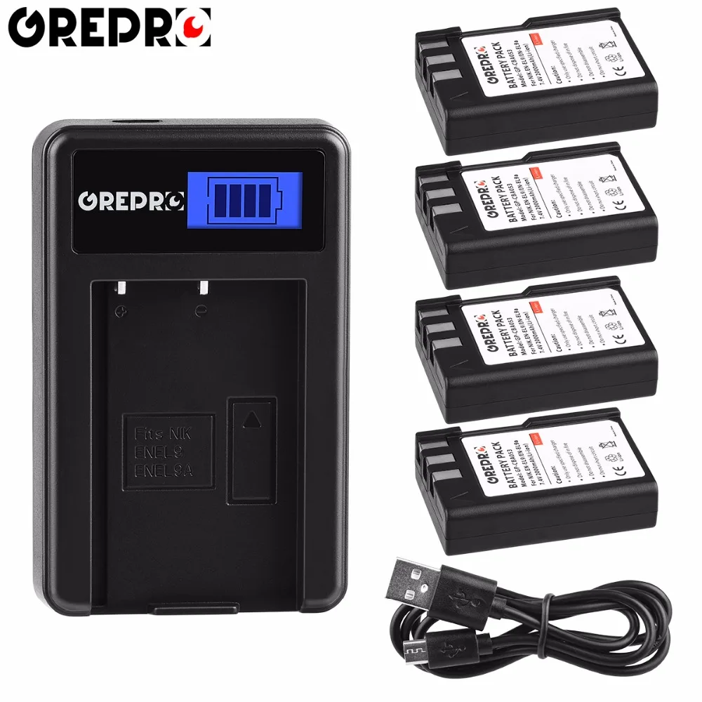 BATTERY for NIKON EN-EL9 ENEL9 ENEL 9 ENEL9a EN-EL9a a