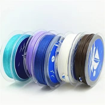

10 meters/piece 1.5MM diameter Waxed Thread Polyester Cord String Strap Wholesale Necklace Rope Bead NO.1~14