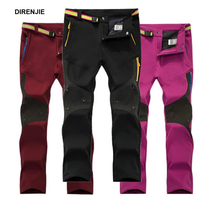 Direnjie mujer invierno impermeable viajes trekking Softshell al aire libre Pantalones de senderismo camping esquí Pantalones Pesca más size5xl pw3 Direnjie mujer invierno impermeable viajes trekking Softshell al aire libre Pantalones de senderismo camping esquí Pantalones Pesca más size5xl pw3