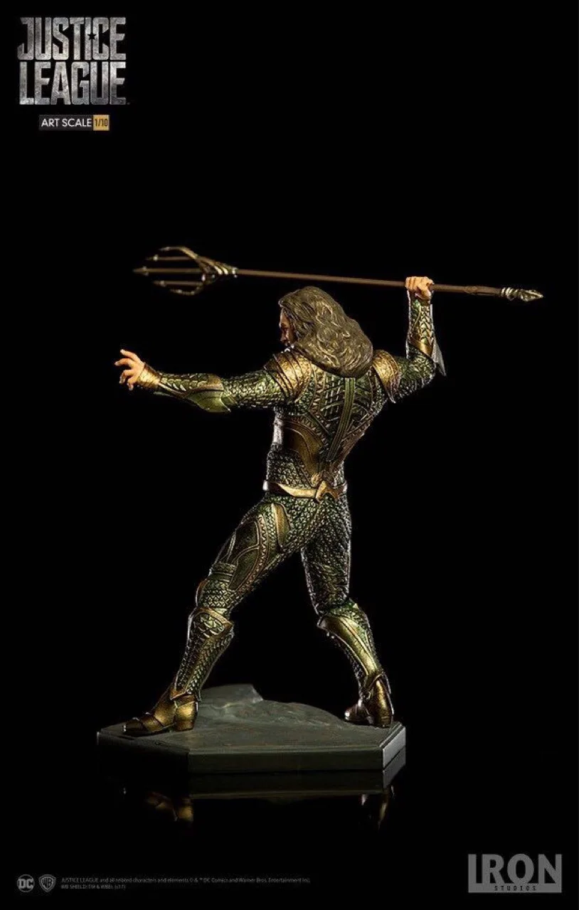 Железный DC Лига Справедливости Aquaman статуя экшн ПВХ Коллекционная фигурка