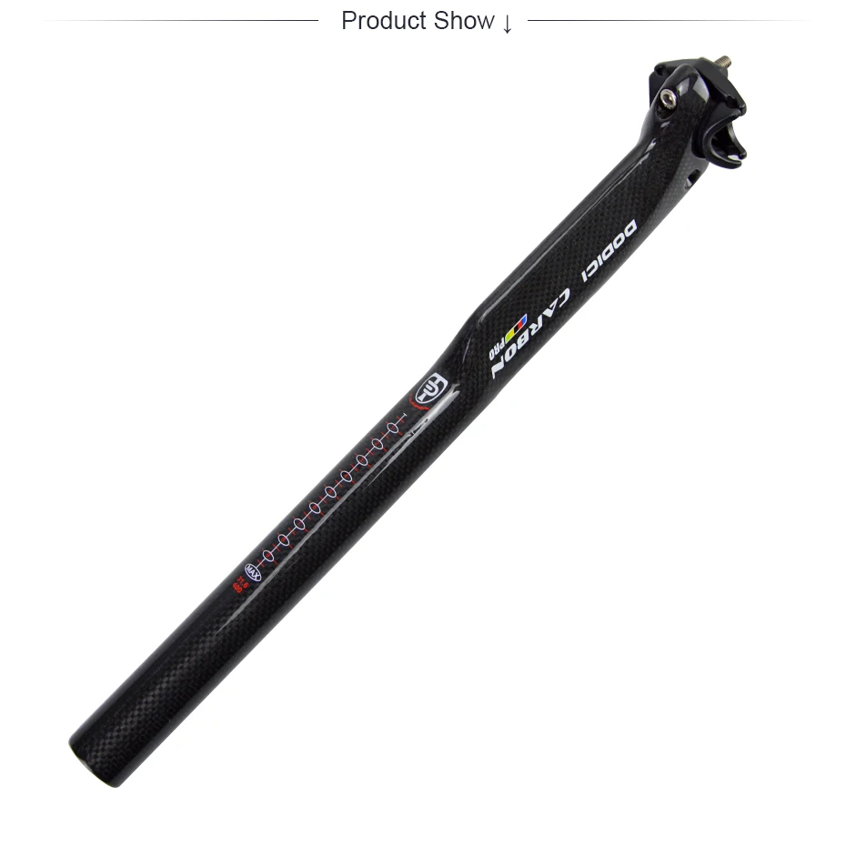 Подседельный штырь DODICI 3K 27 2/30 8/31 6 мм 400 мм|seat post|bicycle seat postcycling post |